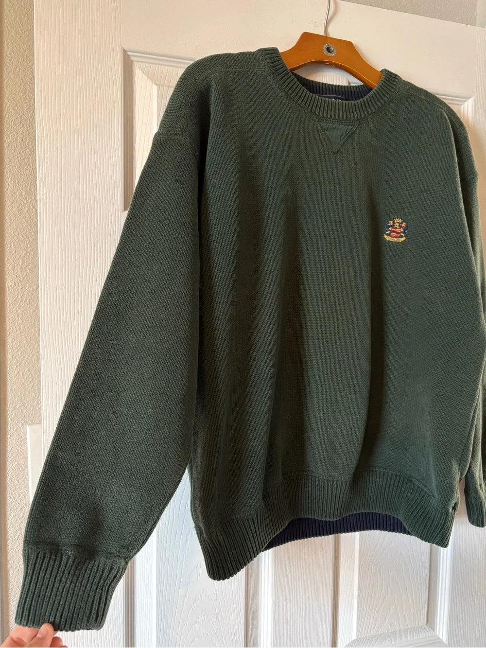 Vintage Knit Crewneck Sweater Woods & Gray
